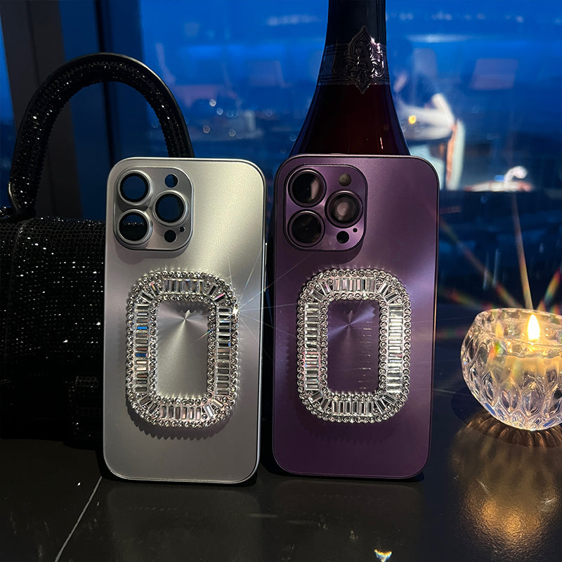 New Luxury Cube Rhinestone iPhone Case