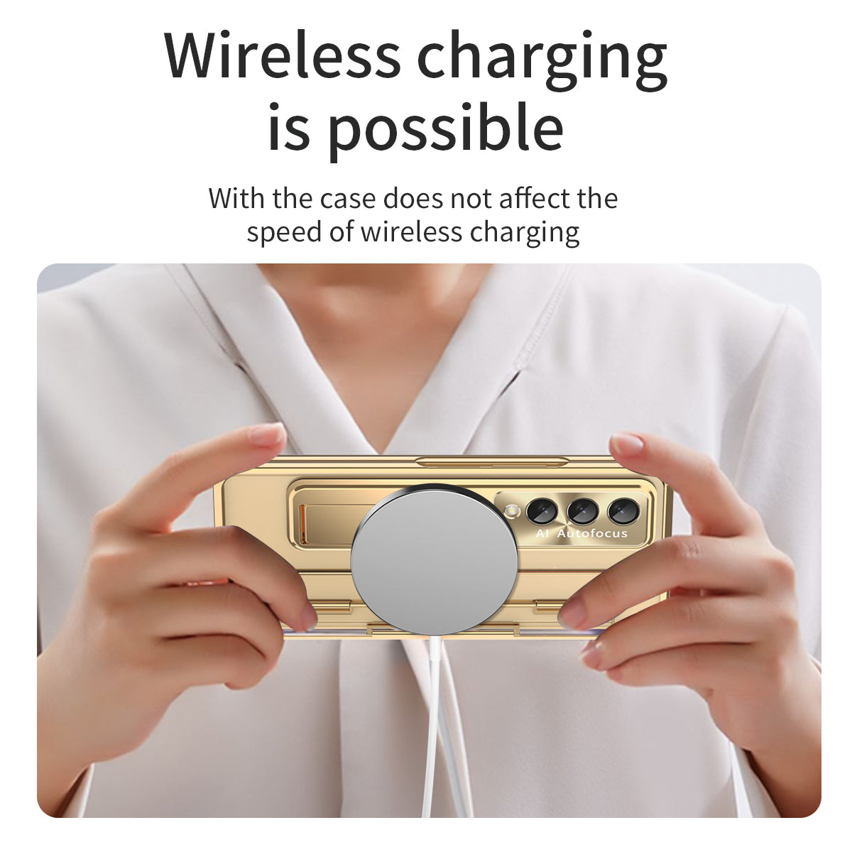 Enhanced Version of Armor Hinge Folding Shell Case For Samsung Galaxy Z Fold3