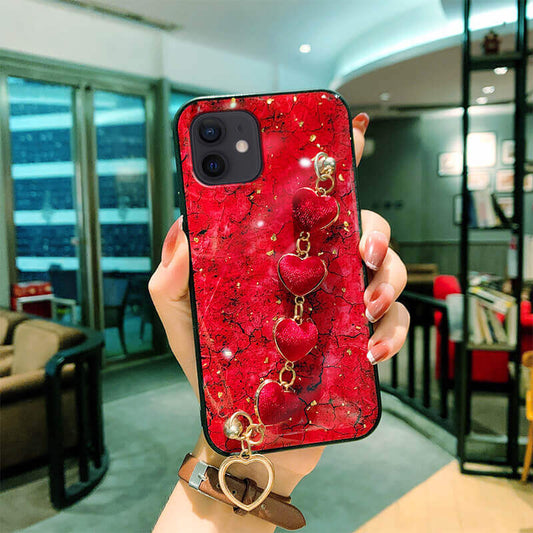 2021 Ins Hottest Marble Love Bracelet Phone Case For iPhone - Dealggo.com