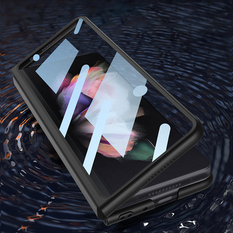 Simple Solid Color Suitcase Ultra-thin Case For Samsung Galaxy Z Fold3