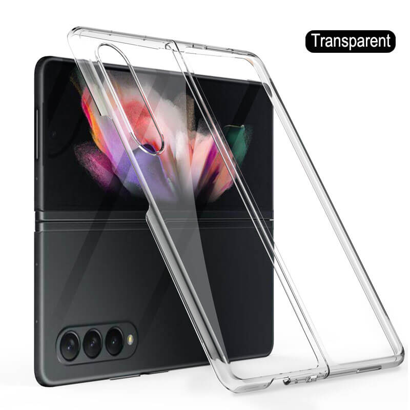 Crystal Clear Transparent Hard Cover Case For Samsung Galaxy Z Fold3 5G - Dealggo.com