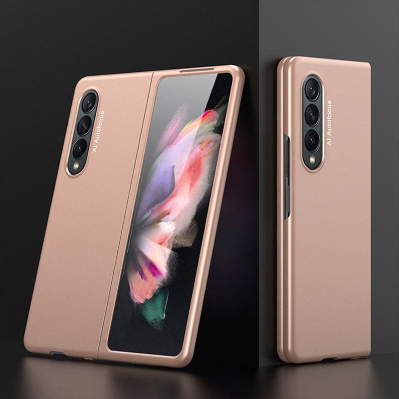 2021 Newest All-inclusive Hard Protection Ultra-thin Armor Matte Case For Samsung Galaxy Z Fold 3 W22 and Flip 3 - GiftJupiter