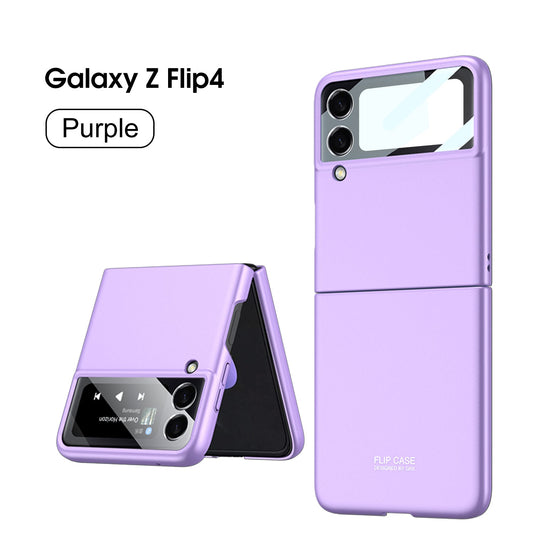 Ultra-thin Back Screen Glass integrated Case for Samsung Galaxy Z Flip4