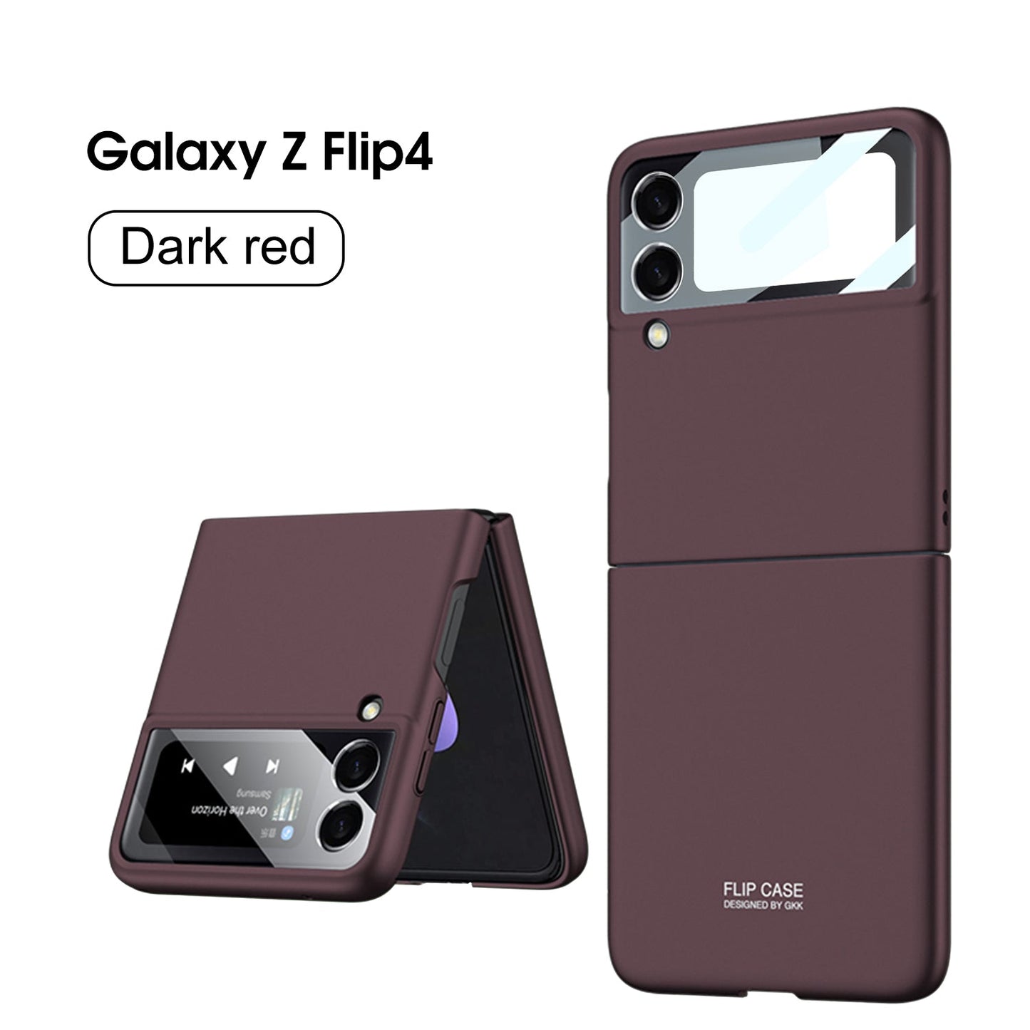 Ultra-thin Back Screen Glass integrated Case for Samsung Galaxy Z Flip4