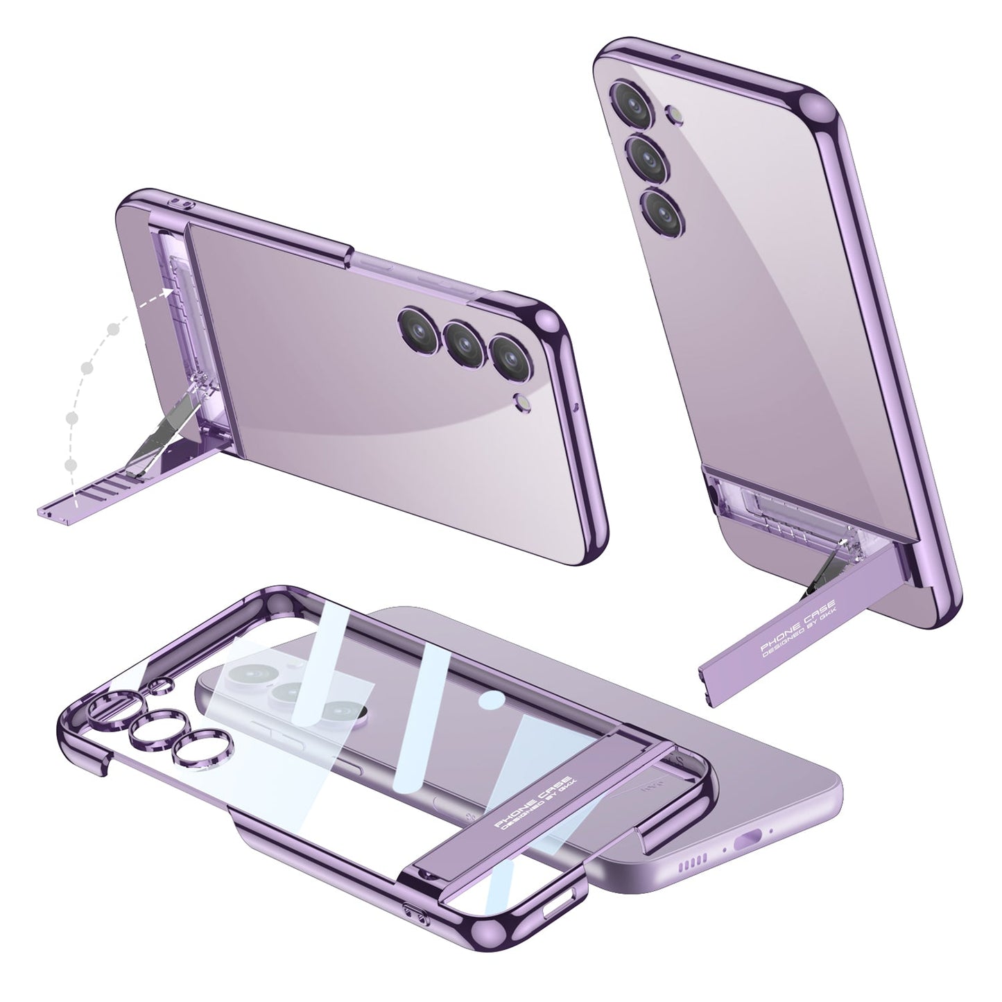High Quality Electroplated Holder Case for Samsung Galaxy S23