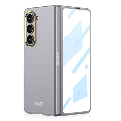 Ultra-thin Plated Metal Lens Frame Screen Protector Case for Samsung Galaxy Z Fold5
