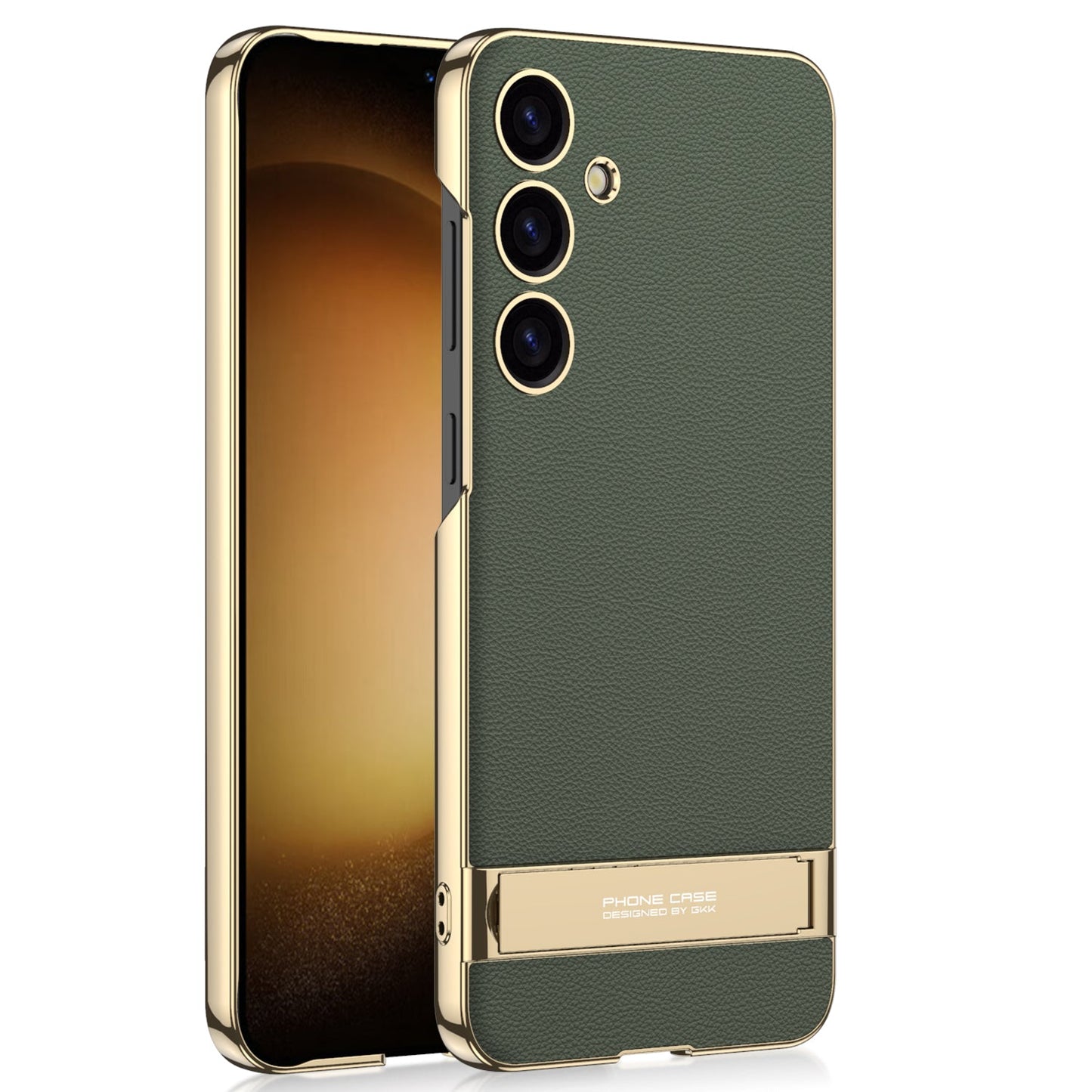 Galaxy S24Ultra S23Ultra S24Plus S24 Case - Electroplated Leather