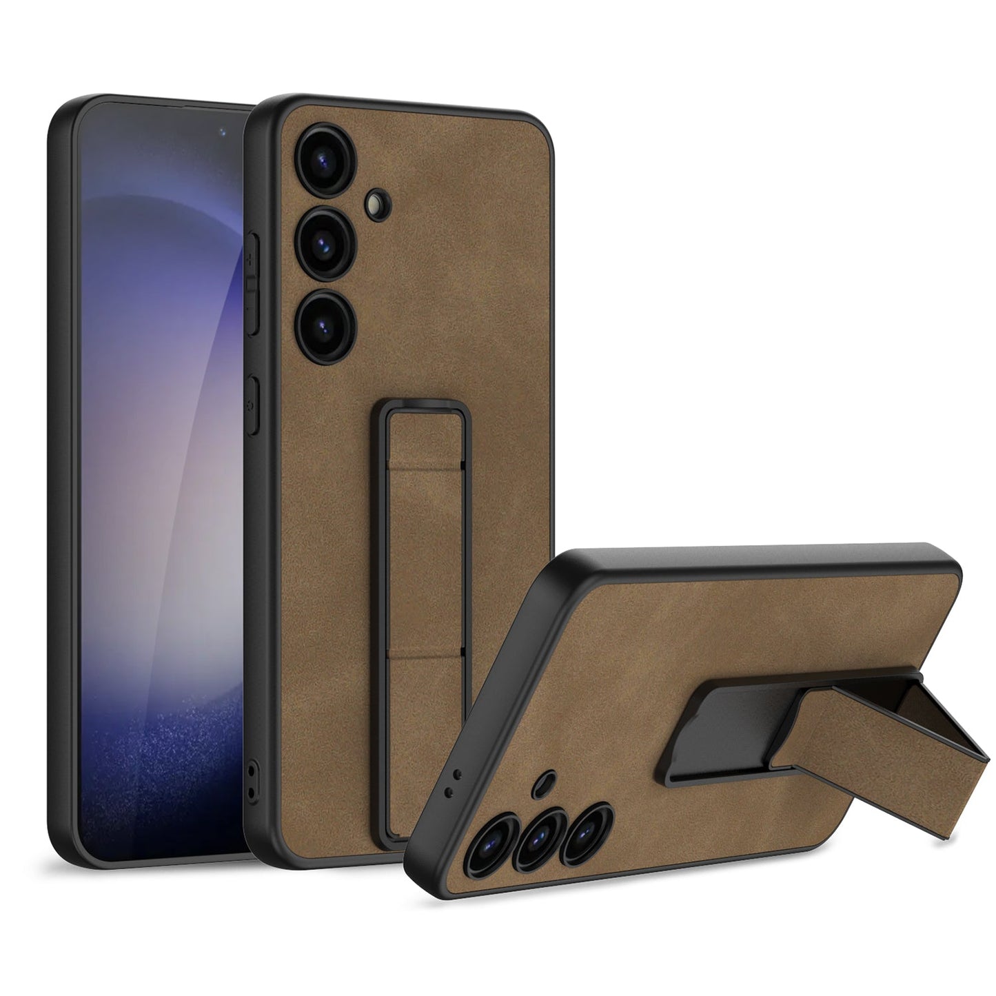 Galaxy S24/S23 Ultra S24Plus S24 Case - Leather & Holder