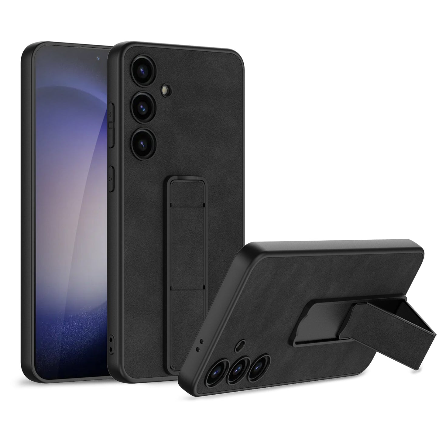 Galaxy S24/S23 Ultra S24Plus S24 Case - Leather & Holder
