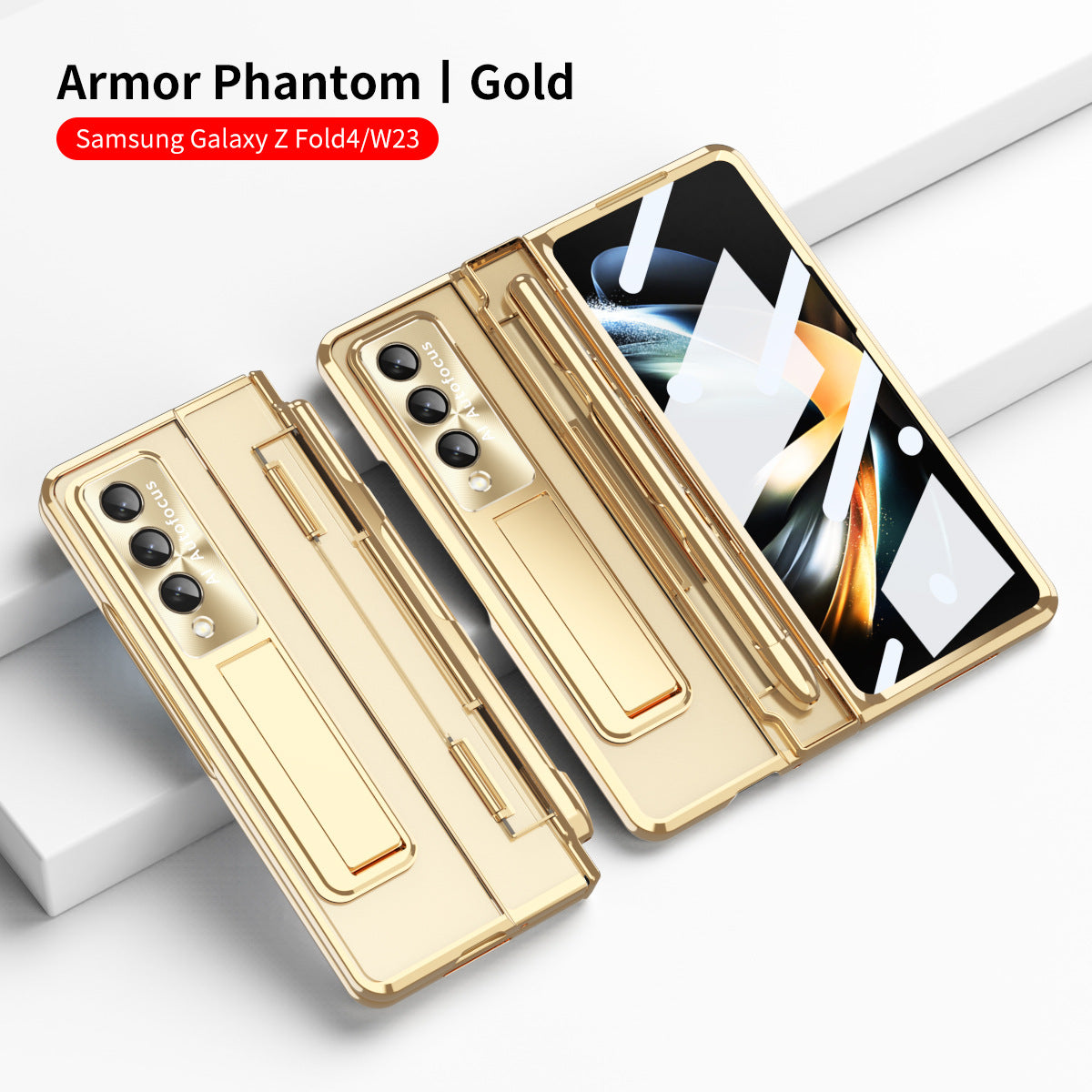 Enhanced Version of Armor Hinge Folding Shell Case For Samsung Galaxy Z Fold3