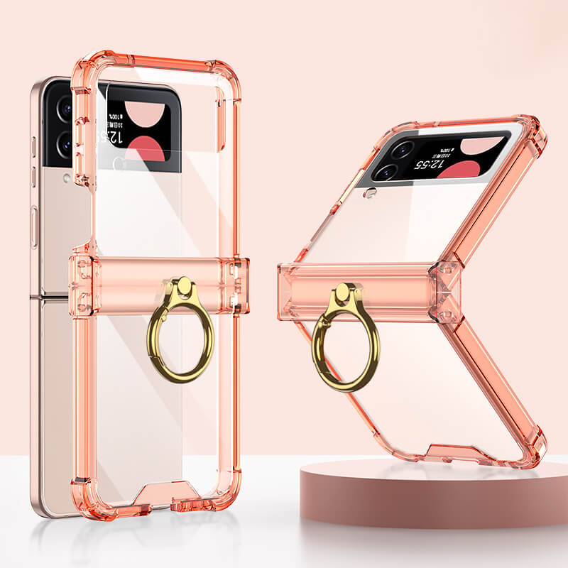 Galaxy Z Flip4 Flip3 | Airbag Ring Hinge Phone Case