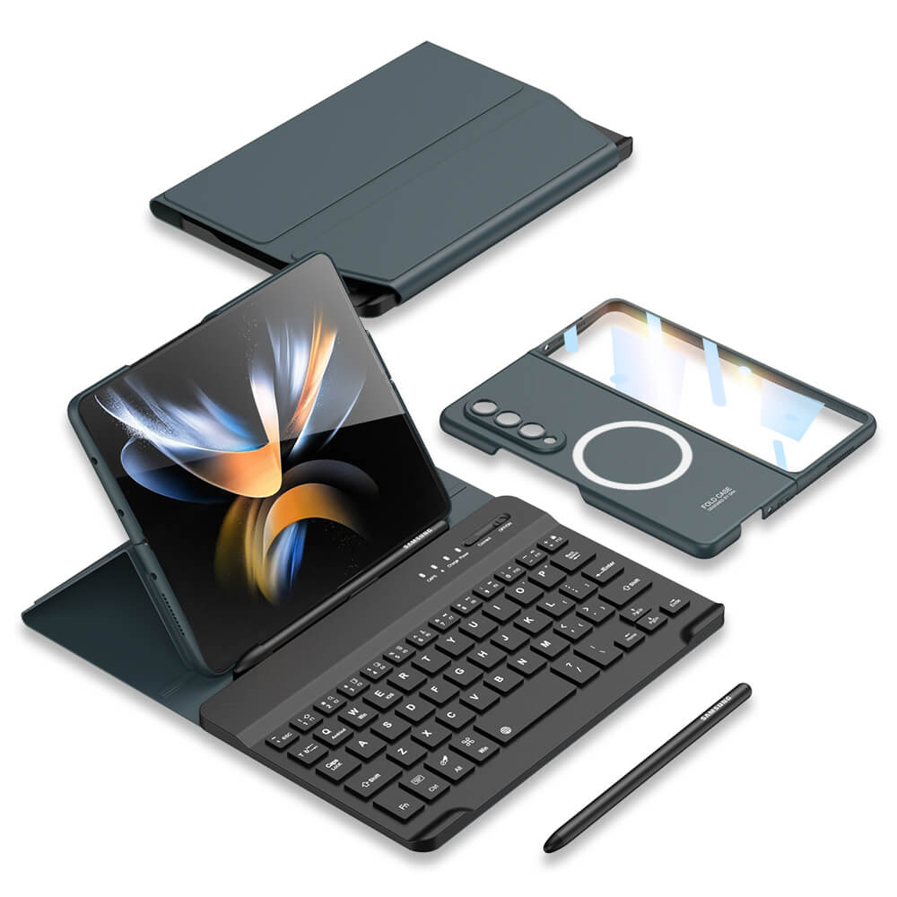 Galaxy Z Fold4 Fold3 High Quality Business Keyboard Case