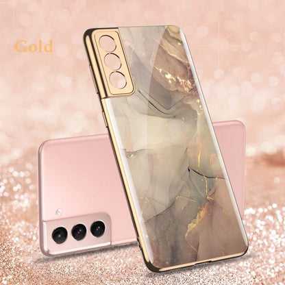 2021 Luxury Plating Pattern Camera All-inclusive Electroplating Process Case For Samsung S21 S21 Plus S21 Ultra