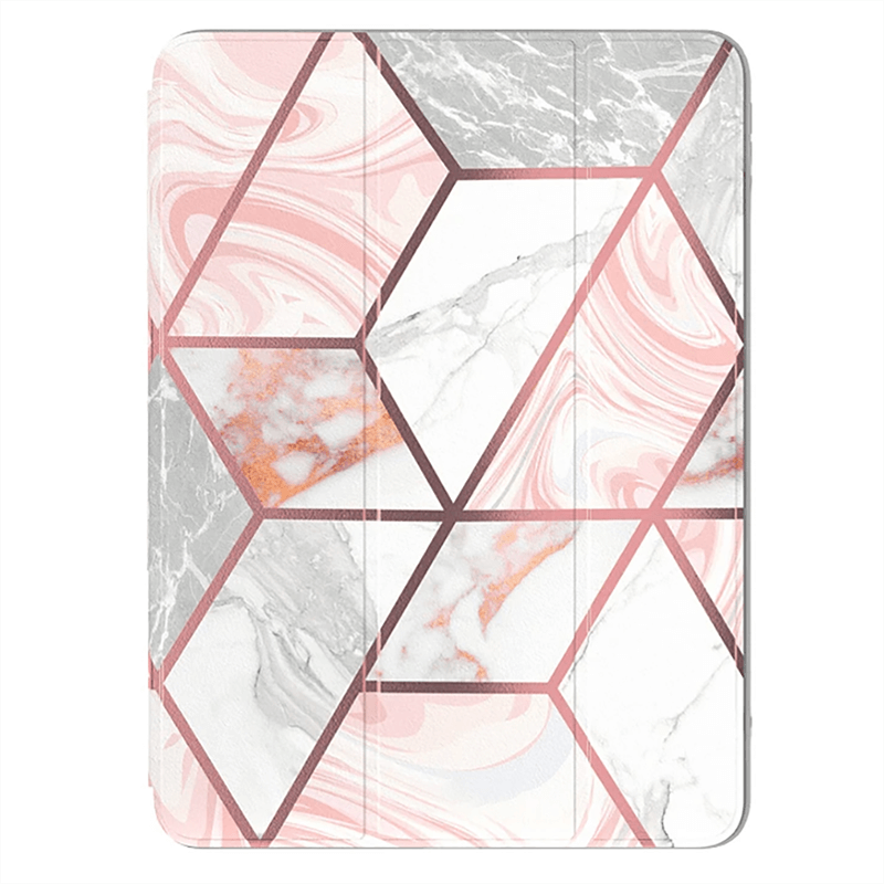 Marble Smart Cover Auto Wake/Sleep tablet Cover for iPad - Dealggo.com