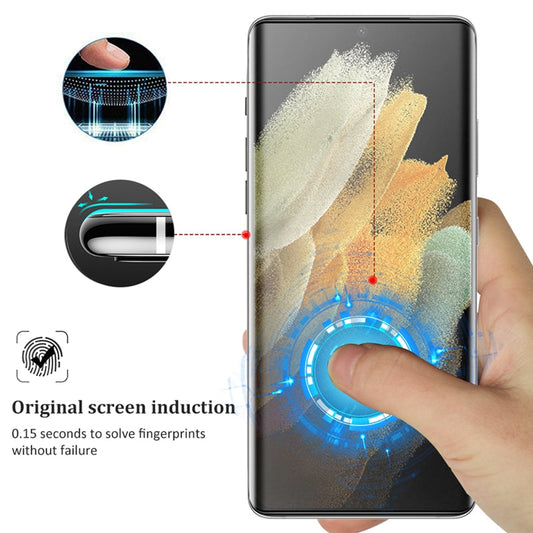 2022 Tempered Full Curved Protective Glass For Samsung Galaxy S22 S21 Ultra Plus