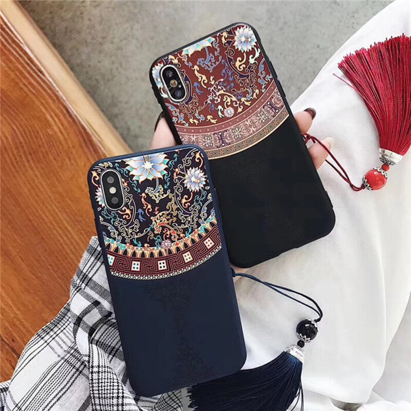 Vintage Palace Wind Tassel Phone Case For iPhone - Dealggo.com