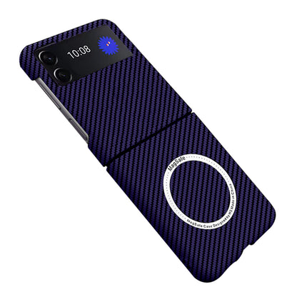 Samsung Galaxy Z Flip 4 | Magnetic Carbon Fiber Phone Case