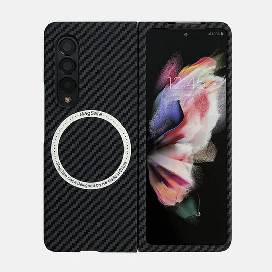 Samsung Galaxy Z Fold Series | Magnetic Carbon Fiber Phone Case
