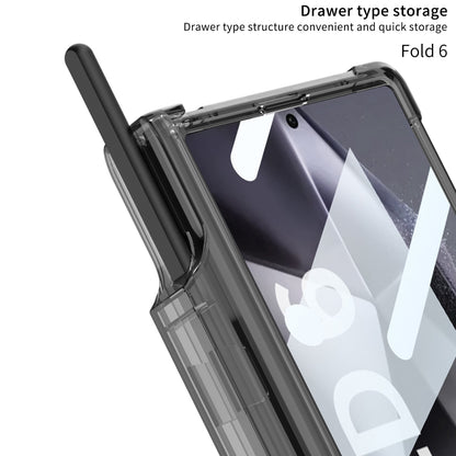 Magnetic Shockproof Phone Case With Screen Glass Protector & Pen Box Hinge For Galaxy Z Fold 6/5