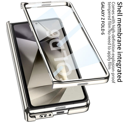 Transparent Magnetic Hinge Shockproof Phone Case With Screen Protector For Galaxy Z Fold6