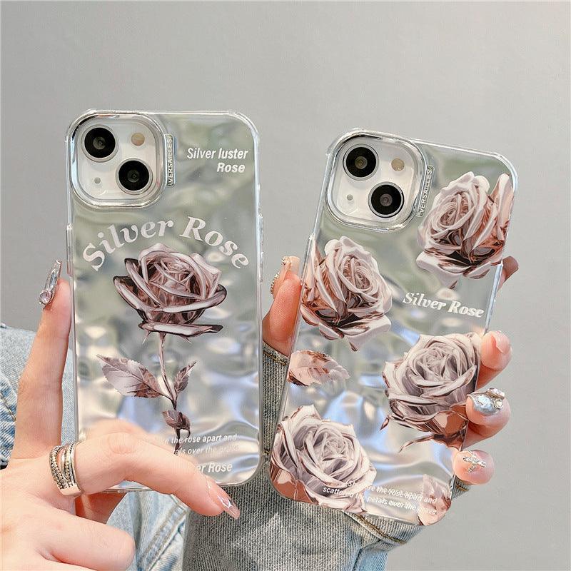 Advanced Electroplated Rose Flower iPhone Case