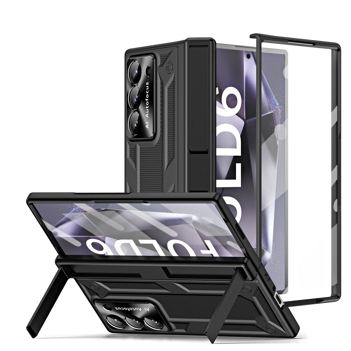 Armor Shockproof Phone Case With Screen Protector For Galaxy Z Fold 6