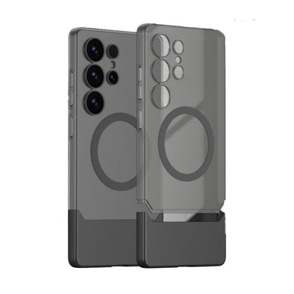 Double Tone Translucent Matte Magsafe Case for Galaxy S24 Ultra