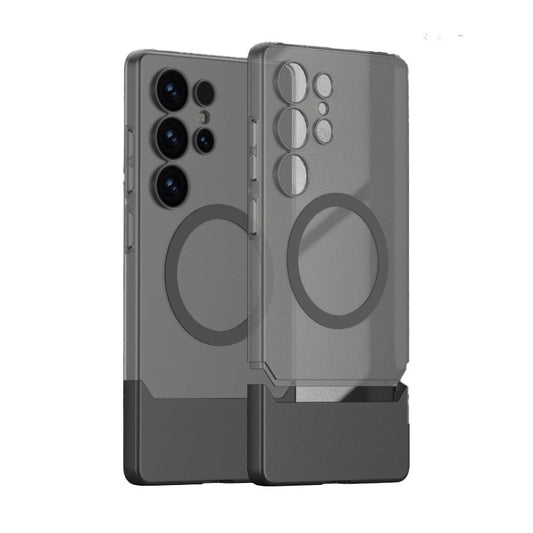 Double Tone Translucent Matte Magsafe Case for Galaxy S24 Ultra