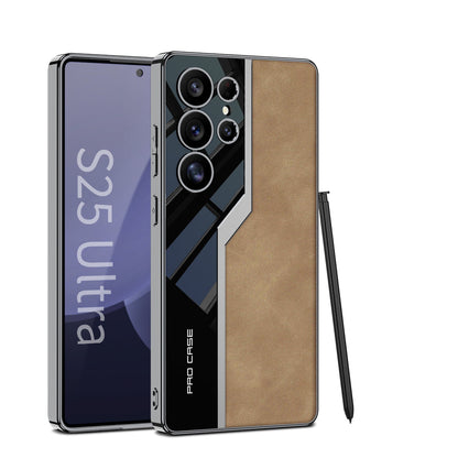 Alcantara Leather Business Style Case for Galaxy S25 Ultra