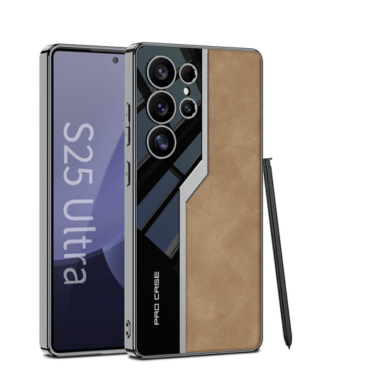 Alcantara Leather Business Style Case for Galaxy S25 Ultra