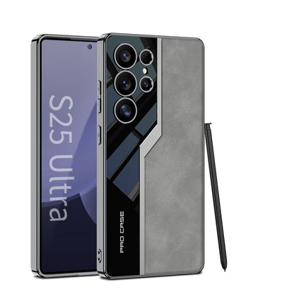 Alcantara Leather Business Style Case for Galaxy S25 Ultra