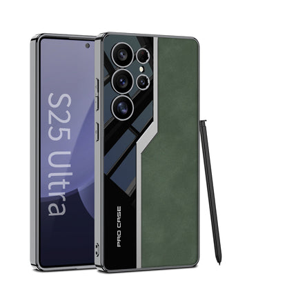 Alcantara Leather Business Style Case for Galaxy S25 Ultra