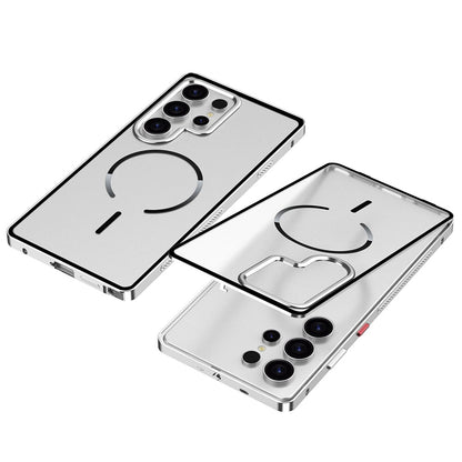 Aluminum Alloy Heat-dissipating Frosted Magnetic Phone Case For Samsung Galaxy