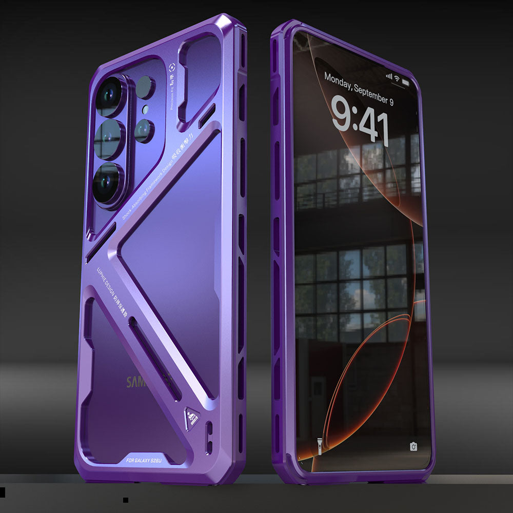 Titanium Alloy Hollow Armor Phone Case For Samsung Galaxy