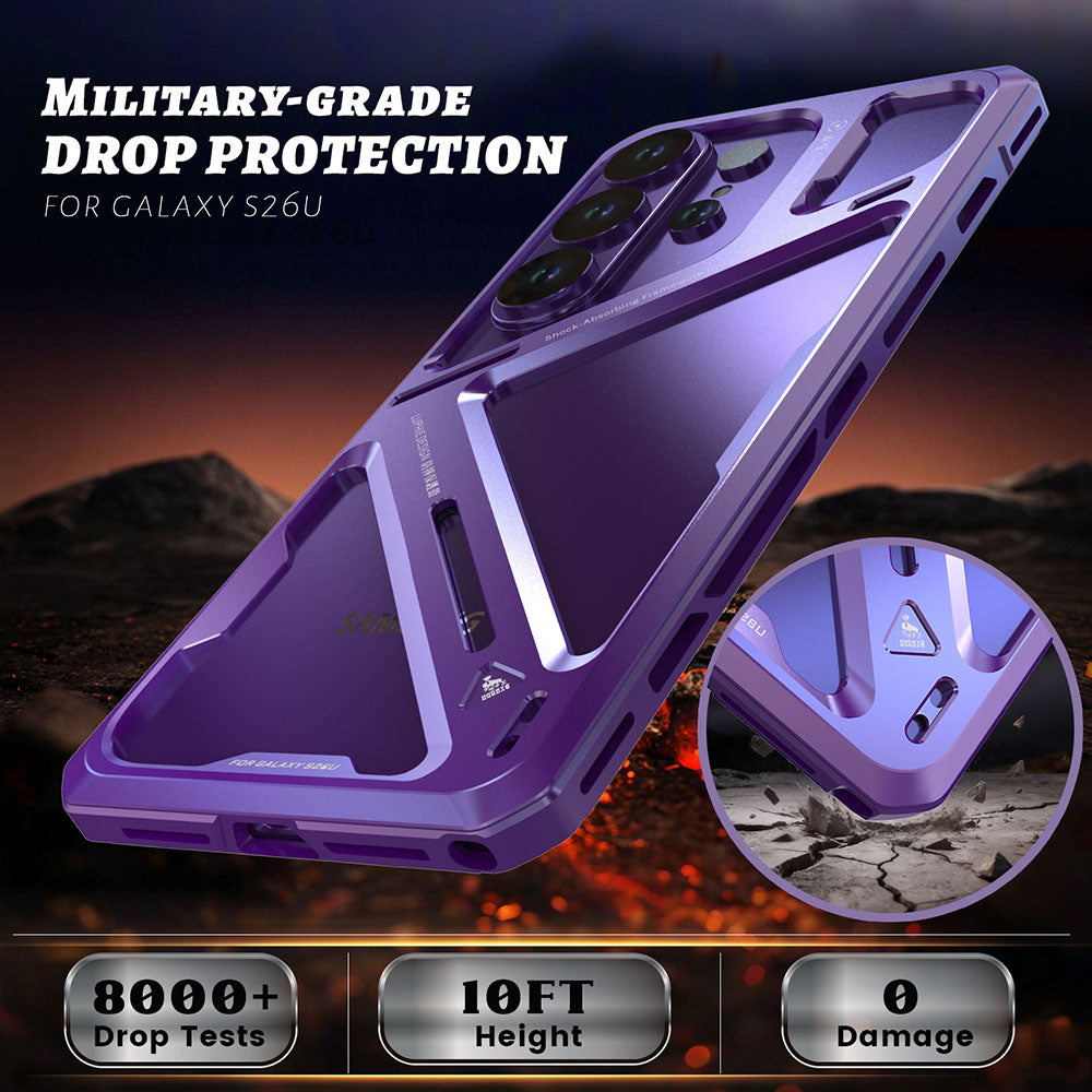 Titanium Alloy Hollow Armor Phone Case For Samsung Galaxy