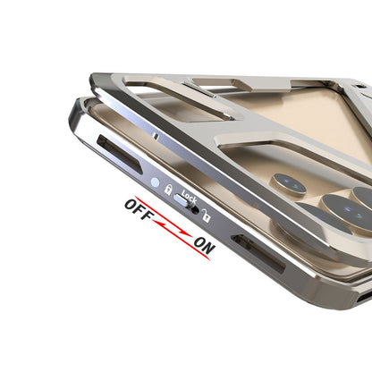 Titanium Alloy Hollow Armor Phone Case For Samsung Galaxy