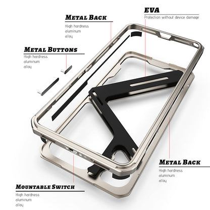 Titanium Alloy Hollow Armor Phone Case For Samsung Galaxy