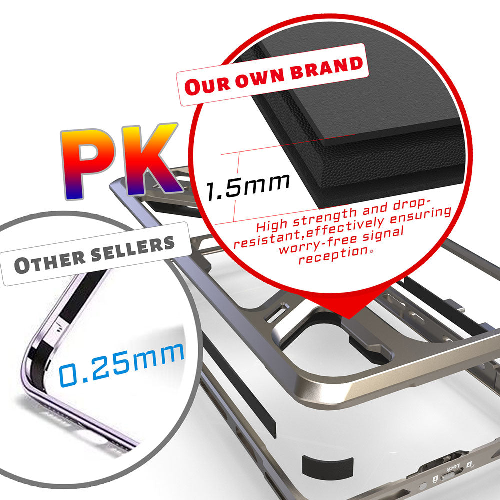 Titanium Alloy Hollow Armor Phone Case For Samsung Galaxy