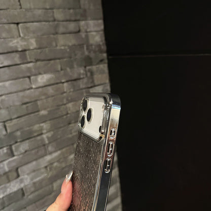 Crocodile Patterned Electroplated Phone Case For iPhone