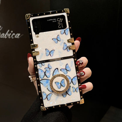 Butterfly Ring Holder For Samsung Galaxy Z Flip3 Case