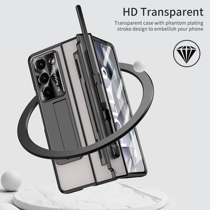Armor Electroplated Shockproof Phone Case With Screen Protector For Galaxy Z Fold 8/7/6/5/4/3