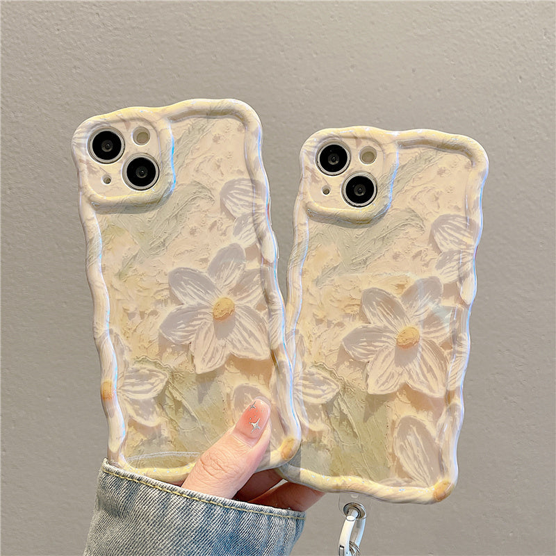 Super Popular Oil Painting Flower iPhone Case