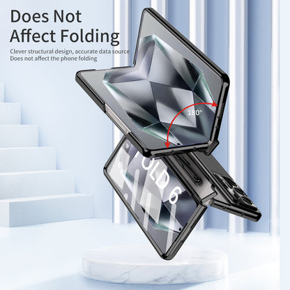 Armor Electroplated Shockproof Phone Case With Screen Protector For Galaxy Z Fold 7/6/5/4/3