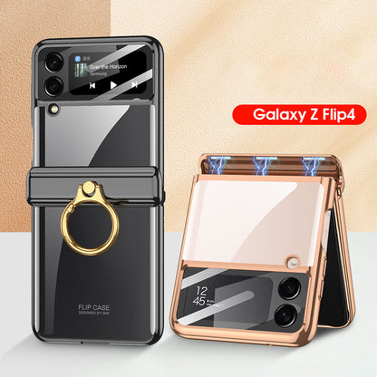 Phantom Plating Ring Stand Samsung Galaxy Z Flip4 Folding Case
