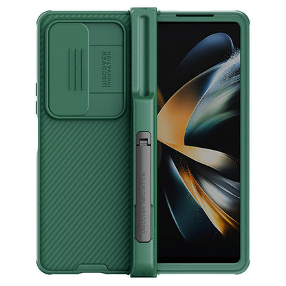 Full Protection Samsung Galaxy Z Fold4 5G Case with S pen Slot Camera Lens Protector and Stand(Pre-Sell) - Mycasety Mycasety