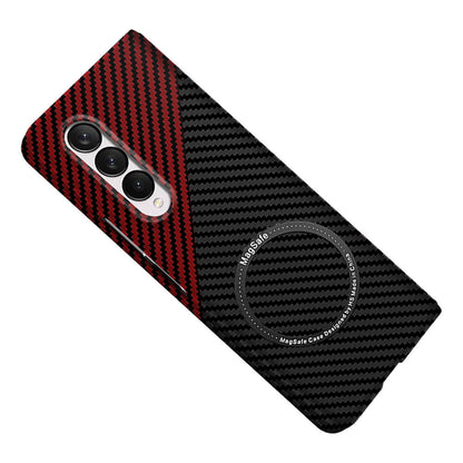 Samsung Galaxy Z Fold Series | Magnetic Carbon Fiber Phone Case - Mycasety Mycasety
