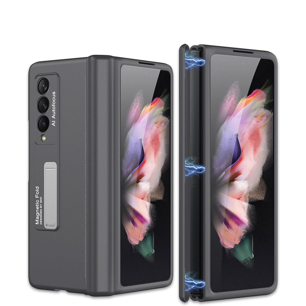 Magnetic Hinge Metal Stand All-inclusive Case for Samsung Galaxy Z Fold3