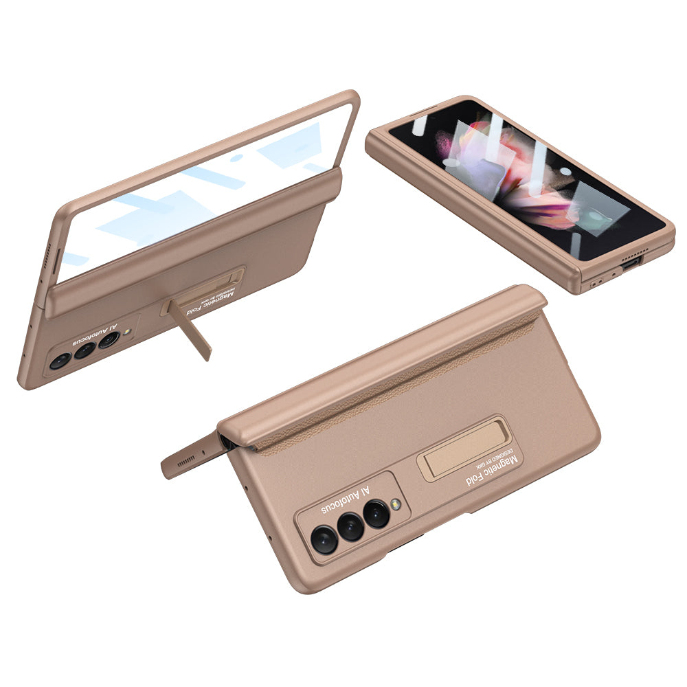 Galaxy Z Fold3 | HD Film | Magnetic Hinge Stand Cover