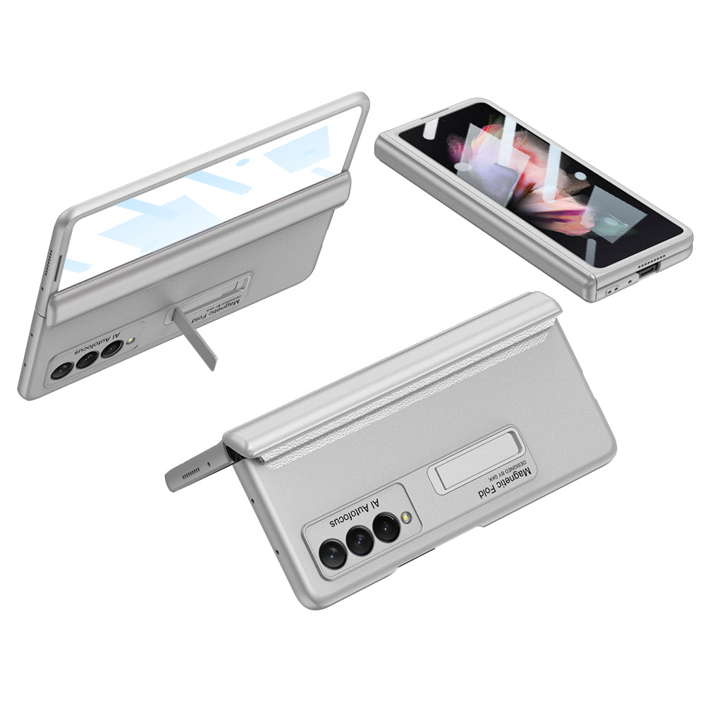 Galaxy Z Fold3 | HD Film | Magnetic Hinge Stand Cover