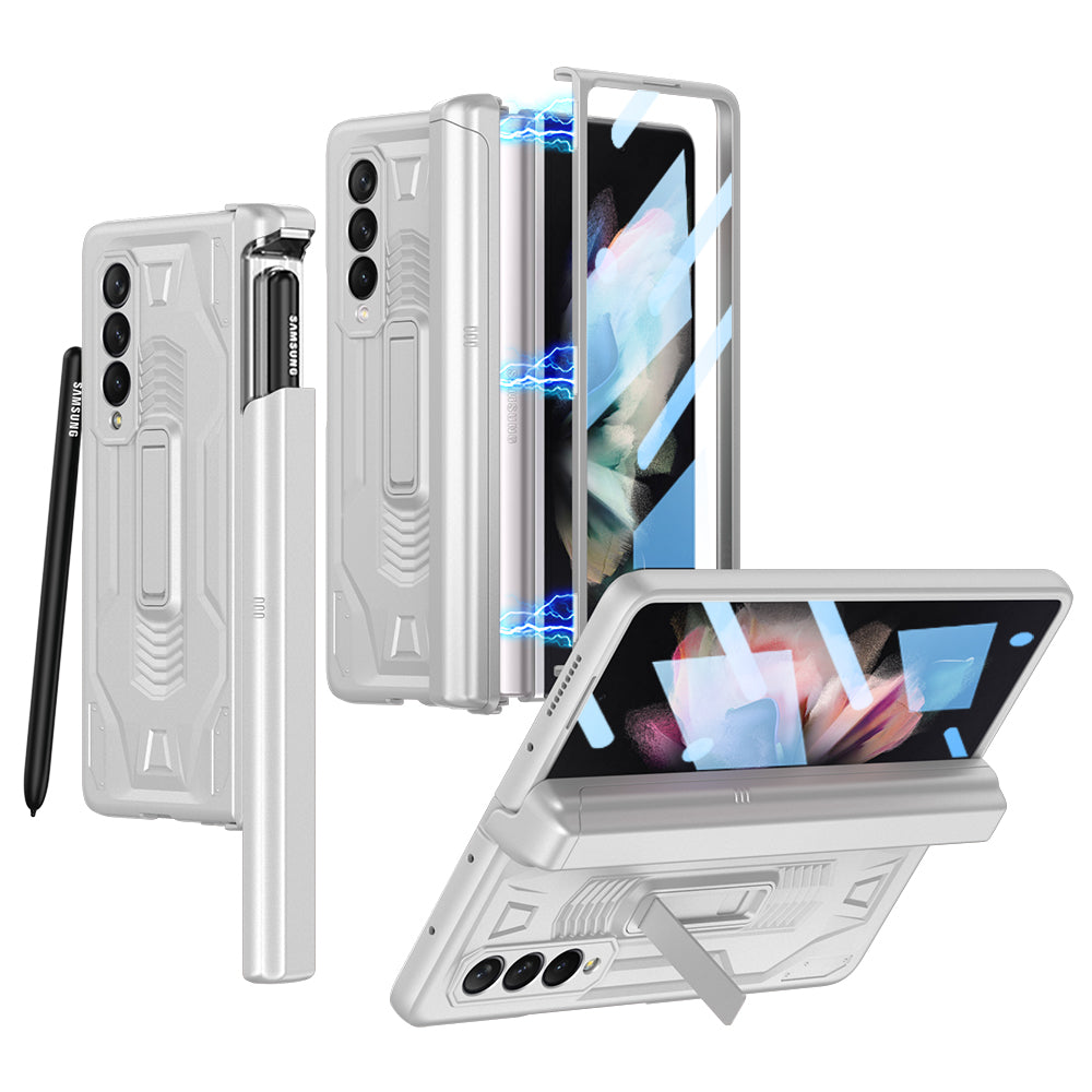 Magnetic Hinge Armor Bracket Slide S Pen Slot Cover for Samsung Galaxy Z Fold3